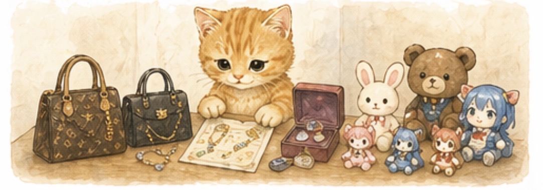 ほのぼのしたいちびとら 宝飾品